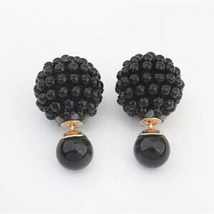 Caviar Double Sided Earrings Peekaboo